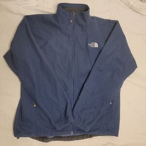 The North Face Windwall Fleece Jacket Water Resistant Blue Size Medium for Men